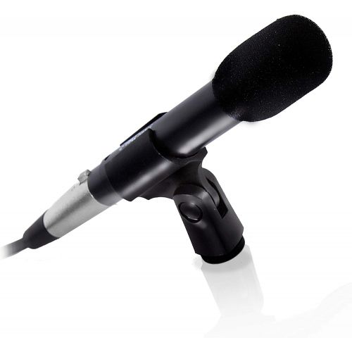  Pyle PRTPDKM7CMIC Condenser Microphone - Small Diaphragm Instrument & Vocal Mic with Mount Clip