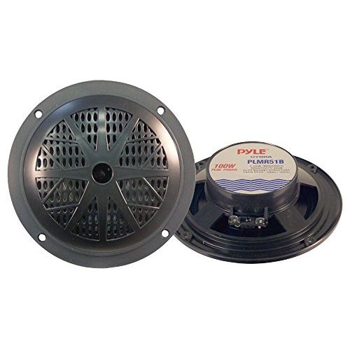  Pyle Plmr51b 5 1/4-Inch 200w Marine/boat 2 Way Black Speakers