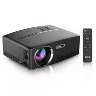 Pyle Multimedia Home Theater Projector - Portable HD 1080p LED with USB HDMI Digital Data System Projection for Entertainment Video Photo Game Full Cinema Movie in Your Laptop - PR