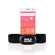 Pyle Bluetooth Smart Heart Rate Sensor for iPhone and Android Phones, Works with Polar ALA Coach & MotiFit Strava Apps Bluetooth LE Sensor