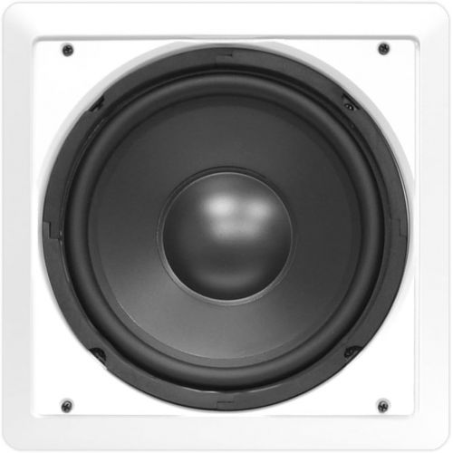  Ceiling Wall Mount Enclosed Speaker - 360 Watt Stereo In-wall / In-ceiling 10 Enclosed Full Range Subwoofer Speaker System - 40Hz-3kHz Frequency Response, 8 Ohm, Flush Mount - Pyle