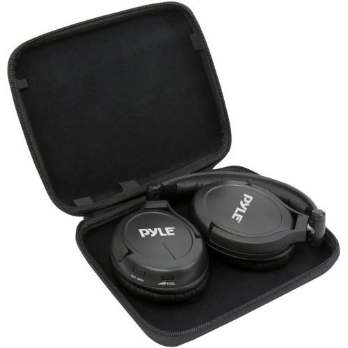  Pyle Home PHPNC45 High-Fidelity Noise-Canceling Headphones with Carrying Case