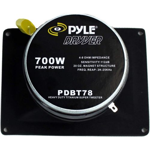  4) NEW PYLE PRO PDBT78 2 2800 Watt Super Titanium Bullet Horn DJ Audio Tweeters