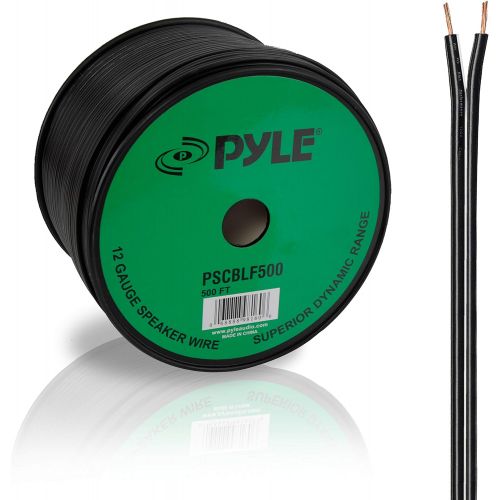  Pyle-PSCBLF500 500 Feet 12 AWG Spool Speaker Cable with Rubber Jacket