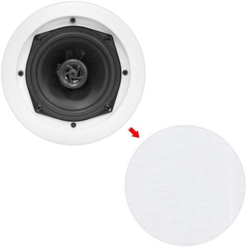  Pyle PRO PDIC61RD 6.5 200W 2-Way in-Ceiling/Wall Speaker System White (6 Pack)