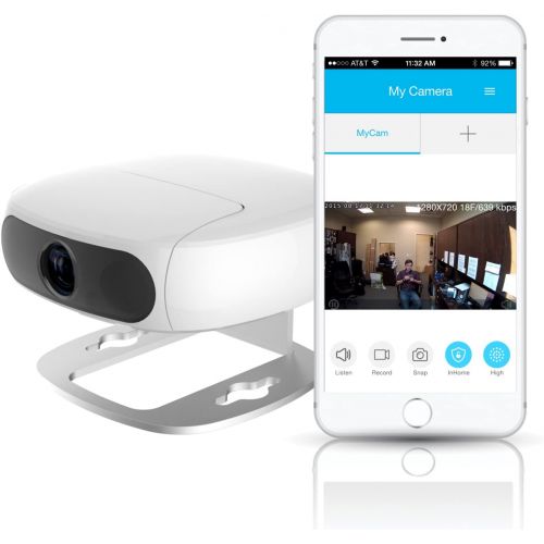  Tofucam by Pyle - 2 Mega Pixel FULL HD 1080P in Home Wireless IP Camera and Baby Monitor - SD Recording and Time Lapse Export