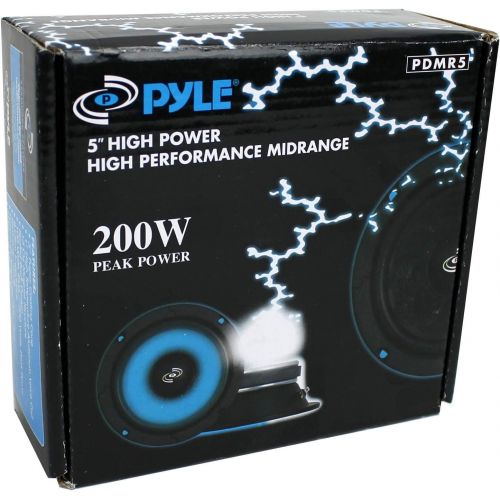  2) PYLE Pro PDMR5 5 400W Car DJ/Home Mid Bass MidRange Speakers Drivers Audio