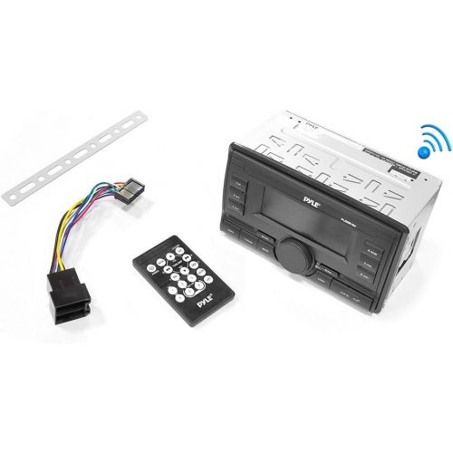  Pyle PLRDD19UB Bluetooth Digital Receiver with USB/SD Card Readers, AM/FM Radio, AUX Input, Remote Control, Double-DIN