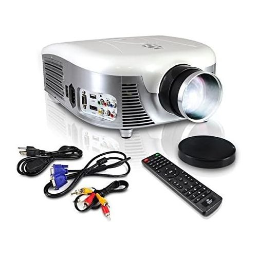  Pyle PRJD907 Widescreen,1080p HD Support,Up to 140-Inch Display LED Projector