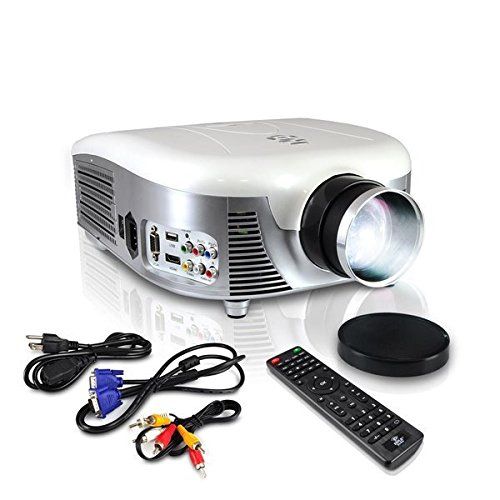  Pyle PRJD907 Widescreen,1080p HD Support,Up to 140-Inch Display LED Projector