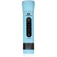 Pyle PLBSKBT55BL Pedal Sound 3-in-1 Waterproof Bluetooth Bicycle Speaker, with Built-in Mic for Call Answering, Power Bank & Flashlight (Blue)