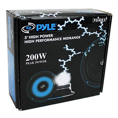  Pyle Pro 5 200W Car DJ Home Mid Bass Mid Range Speaker Driver Audio (8 Pack)