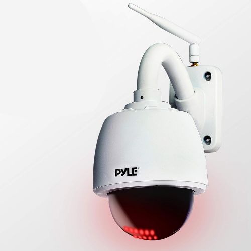  Pyle Outdoor IP Camera Optical Zoom - 960p HD Weatherproof Wireless Remote Home WiFi Security Surveillance h.264 ONVIF Video - Outside PTZ Pan Tilt Dome 4X Zoom for PC iOS and Android -