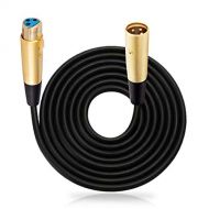 PYLE-PRO 15FT Audio Microphone Cord-Portable Professional XLR Construction and Gold Connector Type, 15 Feet (PPMCL15)