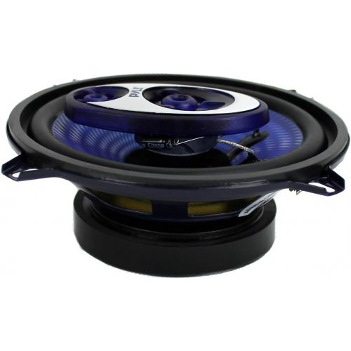  PYLE PL53BL 5.25 400W 3-Way Car Audio Triaxial Speakers Stereo TWO PAIRS