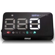 Pyle 3.5’’ Car HUD - Head-Up Display Multi-Color Windshield Screen Projector Vehicle Speed & GPS Navigation Compass, Plug & Play - (PHUD12)