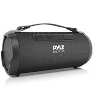 Pyle Wireless Portable Bluetooth Boombox Speaker - 200 Watt Rechargeable Boom Box Speaker Portable Music Barrel Loud Stereo System with AUX Input, MP3/USB/SD Port, Fm Radio, 4 Tweeter -