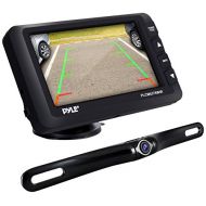 Pyle Upgraded Wireless Backup Camera and Monitor Kit - Vehicle Parking Reverse System IP67 Waterproof and Fog Resistant w/ 4.3’’ LCD Screen and Tilt-Adjustable Dash Cam w/ Night Vi