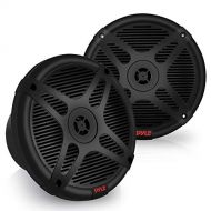 6.5 Inch Marine Speakers - Coaxial 2-Way Waterproof Component Speaker Pair Audio Stereo Sound System with Wireless RF Streaming Support 6.5 In., 600 Watt - Pyle PLMRF65SB