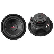 Pyle PLPW10D 10 2000W Car Subwoofer Audio Power Subs Woofers DVC 2 Pack with Black Steel Basket, Non Press Paper Cone and 4 Ohm Impedance