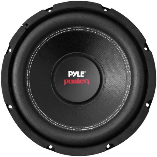  Pyle PLPW10D 10 2000W Car Subwoofer Audio Power Subs Woofers DVC 2 Pack with Black Steel Basket, Non Press Paper Cone and 4 Ohm Impedance