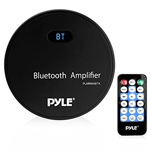  Pyle Marine Stereo Receiver, Bluetooth Amplifier, Water Resistant, MP3/USB/AUX, Wireless Streaming Used with Boat, Automobile, Off-Road, Mobile and Marine Vehicles, Wireless Remote