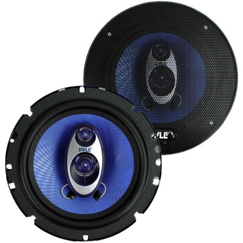  4 New Pyle PL63BL 6.5 720 Watt 3-Way Car Audio Coaxial Speakers Blue Stereo