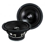 2) Pyle PDMR6 6.5 600W Car Mid Bass MidRange Woofer Audio Speakers 8 Ohm Black