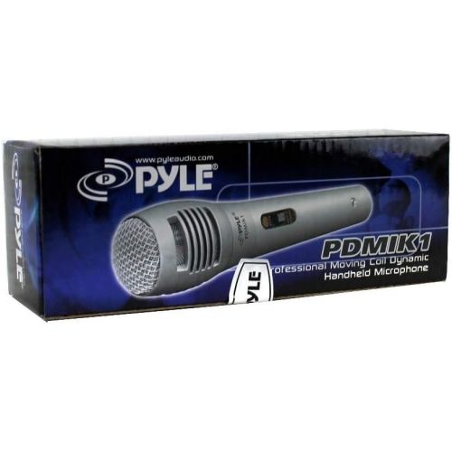  4) PYLE PDMIK1 Professional Moving Coil Dynamic Handheld Microphones Mic + Cable