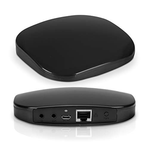  Pyle Wireless Audio Receiver - Connect to Any Audio Player to Stream Music WIFI Over Apple Airplay or Android