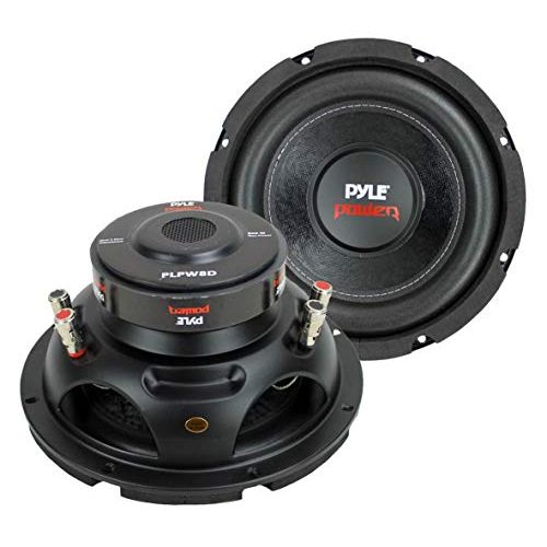  Pyle 8 1600W DVC 4-Ohm Car Audio Subwoofer Speaker Set, 2pk PLPW8D