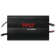 Pyle Hydra Marine Amplifier - Upgraded Elite Series 800 Watt 4 Channel Micro Amplifier - Waterproof, GAIN Level Controls, RCA Stereo Input, 3.5mm Jack, MP3 & Volume Control (PLMRMP