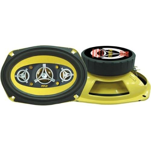  Pyle 2Way Custom Component Speaker System 6.5” 400 Watt Component with Electroplated Steel Basket & Car Eight Way Speaker System - Pro 6 x 9 Inch 500W 4 Ohm Mid Tweeter Component Audio