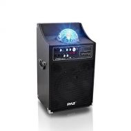 1000W Portable PA Speaker System - High Powered 2 Way Disco Jam Outdoor Indoor Sound Speaker with USB SD MP3 FM Radio AUX RCA 14 Mic In LED DJ Lights Handle 35mm Stand Mount - Pyle