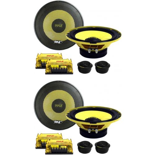  PYLE PLG6C 6.5 800W 2 Way Car Audio Component Speakers Set Power System