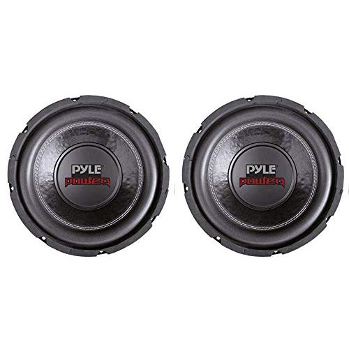  PYLE PLPW6D 6 Dual Voice Coil 4-Ohm Black Car Stereo Audio Subwoofers (2 Pack)