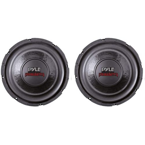  PYLE PLPW6D 6 Dual Voice Coil 4-Ohm Black Car Stereo Audio Subwoofers (2 Pack)
