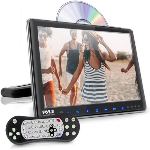  Pyle Universal Car Headrest Mount Monitor-9.4 Inch Vehicle Multimedia CD DVD Player-Smart Audio Video Entertainment System w/HDMI & Hi-Res TV LCD Screen - Includes Mounting Bracket -Pyl