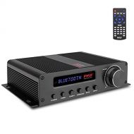 Wireless Bluetooth Home Audio Amplifier - 100W 5 Channel Home Theater Power Stereo Receiver, Surround Sound w/ HDMI, AUX, FM Antenna, Subwoofer Speaker Input, 12V Adapter - Pyle PF