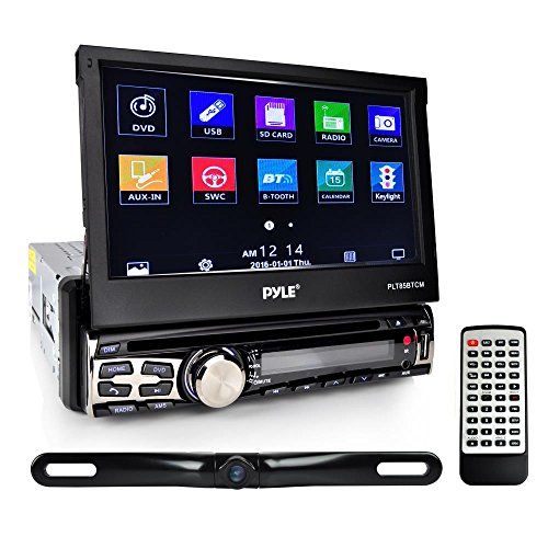  Pyle PLT85BTCM CD/DVD Player Bluetooth Wireless Streaming Hands-Free Talking SB/MP3/AUX/AM/FM Radio Stereo Receiver Black