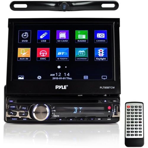  Pyle PLT85BTCM CD/DVD Player Bluetooth Wireless Streaming Hands-Free Talking SB/MP3/AUX/AM/FM Radio Stereo Receiver Black