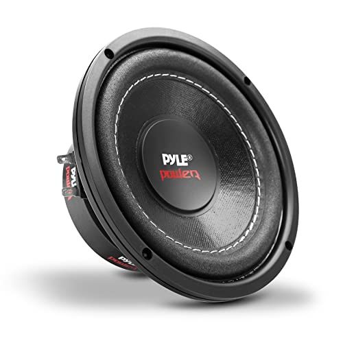  Pyle Car Vehicle Subwoofer Audio Speaker - 6.5 Non-Pressed Paper Cone, Black Plastic Basket, Dual Voice Coil 4 Ohm Impedance, 600 Watt Power, Foam Surround for Vehicle Stereo Sound Syst