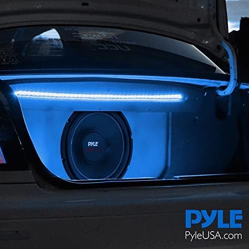  Pyle Car Vehicle Subwoofer Audio Speaker - 6.5 Non-Pressed Paper Cone, Black Plastic Basket, Dual Voice Coil 4 Ohm Impedance, 600 Watt Power, Foam Surround for Vehicle Stereo Sound Syst