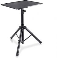 Pyle Pro DJ Laptop, Projector Stand - Adjustable Laptop Stand, Computer DJ Equipment Studio Stand Mount Holder, Height Adjustable, Laptop Projector Stand, 23 to 41, Good For Stage or St
