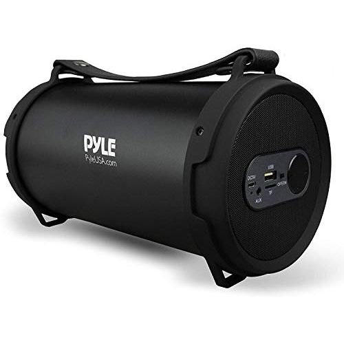  Pyle Portable Speaker, Boombox, Bluetooth Speakers, Rechargeable Battery, Surround Sound, Digital Sound Amplifier, USB/SD/FM Radio, Wireless Hi-Fi Active Stereo Speaker System in B