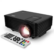 Portable Video Projector Full HD with Remote - Home Theater Projector Tv Digital Movie Projector - 1080p Support 80 Led LCD Display USB/HDMI Mac,Computer and Laptop - Pyle PRJG88