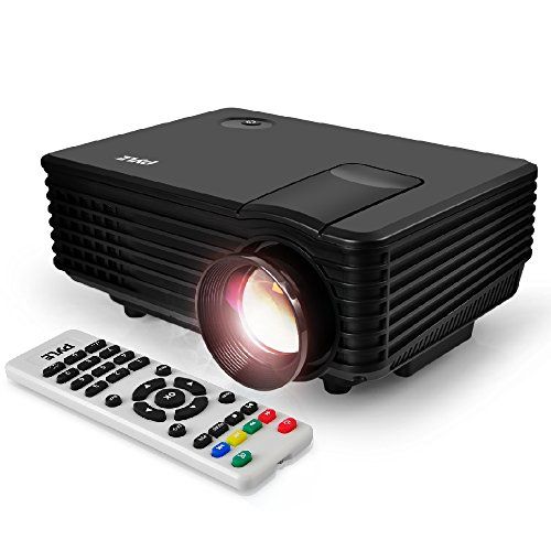  Portable Video Projector Full HD with Remote - Home Theater Projector Tv Digital Movie Projector - 1080p Support 80 Led LCD Display USB/HDMI Mac,Computer and Laptop - Pyle PRJG88