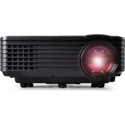  Portable Video Projector Full HD with Remote - Home Theater Projector Tv Digital Movie Projector - 1080p Support 80 Led LCD Display USB/HDMI Mac,Computer and Laptop - Pyle PRJG88