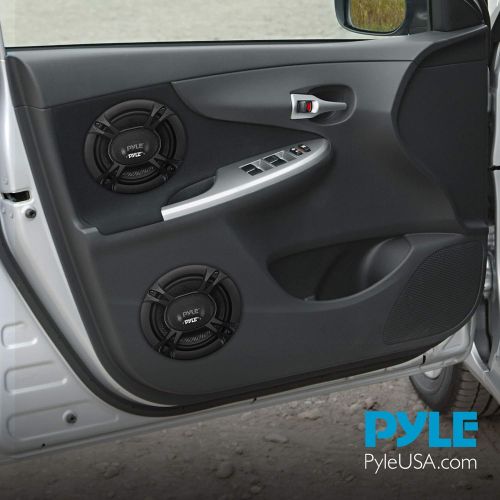  [아마존베스트]Pyle 3-Way Universal Car Stereo Speakers - 300W 6.5” Triaxial Loud Pro Audio Car Speaker Universal OEM Quick Replacement Component Speaker Vehicle Door/Side Panel Mount Compatible - Pyl