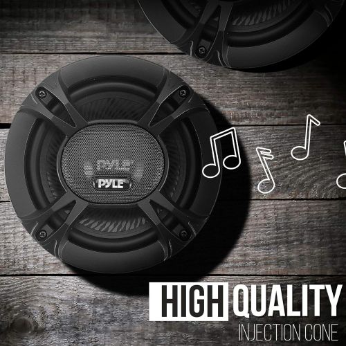  [아마존베스트]Pyle 3-Way Universal Car Stereo Speakers - 300W 6.5” Triaxial Loud Pro Audio Car Speaker Universal OEM Quick Replacement Component Speaker Vehicle Door/Side Panel Mount Compatible - Pyl